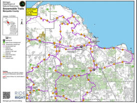 ATV & snowmobile trails you can access directly from Charley's RV Resort