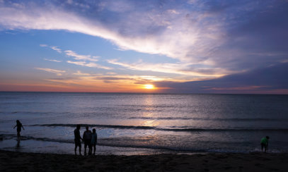 Lake Michigan a short drive from Charley’s RV Resort Campground