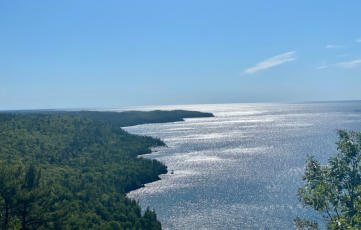 This is a photo of beautiful Copper Harbor.